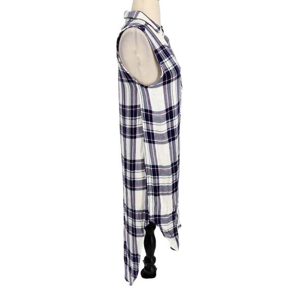 Rails Jordan Tunic in White Orchid Plaid Print - Picture 10 of 11